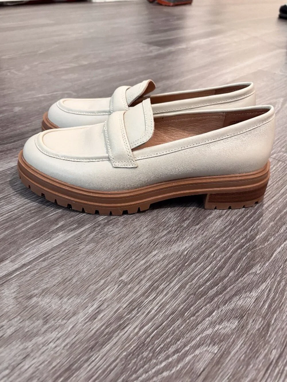 Madewell The Bradley Lugsole Leather Loafer Size 7.5